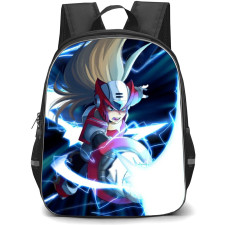 Mega Man Zero Backpack StudentPack - Zero Firing Weapon White Flares Anime Illustration