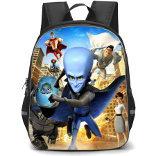 Megamind Backpack StudentPack - Megamind Characters Flying Illustration