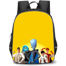 Megamind Backpack StudentPack - Megamind Characters Portrait Orange Background