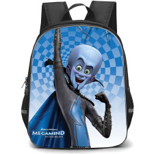 Megamind Backpack StudentPack - Megamind Happy Checkered Background
