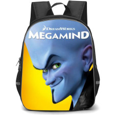 Megamind Backpack StudentPack - Megamind Side Portrait Orange Background