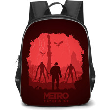 Metro 2033 Backpack School Bag StudentPack - Metro 2033 Monster Silhouette Poster
