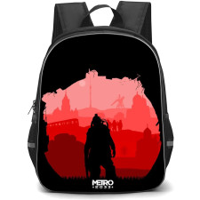 Metro 2033 Backpack School Bag StudentPack - Metro 2033 Silhouette Landscape Art