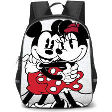 Mickey And Minnie School Backpack StudentPack - Mickey And Minnie Hugging Illustration
