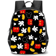 Mickey And Minnie Mickey School Backpack StudentPack - Mickey Clothes Pattern Art