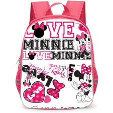 Mickey And Minnie Minnie School Backpack StudentPack - Minnie Collage Love