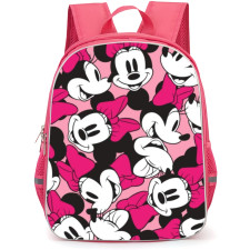 Mickey And Minnie Minnie School Backpack StudentPack - Minnie Expressions Collage