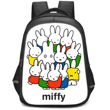 Miffy And Friends Miffy Backpack StudentPack - Miffy And Friends Group Art