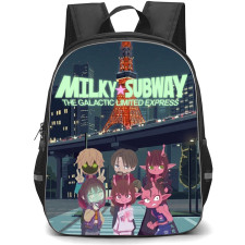 Milky Subway Backpack School Bag StudentPack - Milky Subway Tokyo Night Crew Poster
