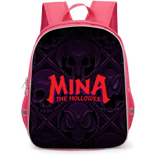 Mina The Hollower Backpack School Bag StudentPack - Skull Collage Background Series Poster