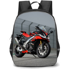 Motorbike Aprilia Backpack StudentPack - Motorbike Aprilia RSV4 Red Color Poster