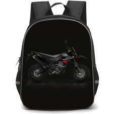 Motorbike Aprilia Backpack StudentPack - Motorbike Aprilia SX 125 On Dark Background