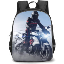 Motorbike Benelli Backpack StudentPack - Motorbike Benelli TNT600i Burnout Poster