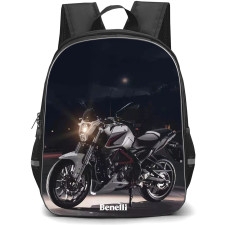 Motorbike Benelli Backpack StudentPack - Motorbike Benelli TNT600i Night PhotoShoot Poster