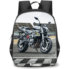 Motorbike Benelli Backpack StudentPack - Motorbike Benelli TNT600i On Track Poster