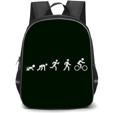 Motorbike Backpack StudentPack - Motorbike Evolution of The BMX Bike Rider Poster