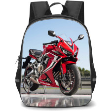 Motorbike Honda Backpack StudentPack - Motorbike Honda CBR650R 2019 Red Reflection Poster
