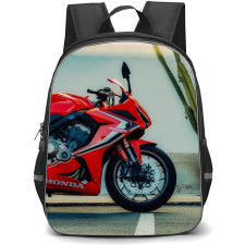 Motorbike Honda Backpack StudentPack - Motorbike HONDA CBR650R Red Poster