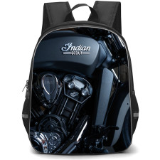 Motorbike Indian Backpack StudentPack - Motorbike Indian Scout Engine Bay Poster