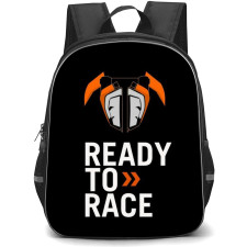 Motorbike KTM Backpack StudentPack - Motorbike KTM Duke Head Light Illustration Ready To Race Poster