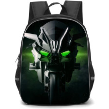 Motorbike Kawasaki Backpack StudentPack - Motorbike Kawasaki Ninja H2 Front View Poster