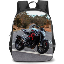 Motorbike MV Agusta Backpack StudentPack - Motorbike MV Agusta Brutale 1000 RR Running Poster
