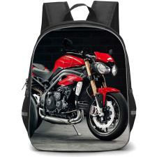 Motorbike Triumph Backpack StudentPack - Motorbike Triumph Speed Triple 1200 RR Bond Edition Poster