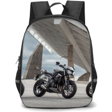 Motorbike Triumph Backpack StudentPack - Motorbike Triumph Street Triple 765 RS Poster