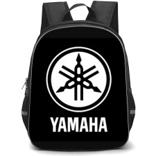 Motorbike Yamaha Backpack StudentPack - Motorbike Yamaha Black And White Logo Poster