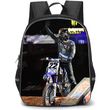 Motocross Chad Reed Backpack StudentPack - Motocross Chad Reed Interacting With Audience In Atlanta Supercross