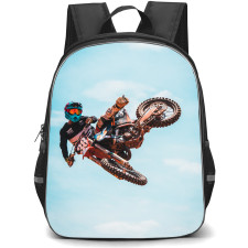 Motocross Chad Reed Backpack StudentPack - Motocross Chad Reed Jumping On Track Poster