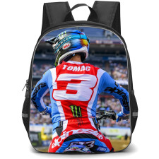 Motocross Eli Tomac Backpack StudentPack - Motocross Eli Tomac 3 Supercross 2024 Poster