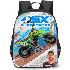 Motocross Eli Tomac Backpack StudentPack - Motocross Eli Tomac Supercross 1-10 Scale Die-Cast Motorcycle Poster