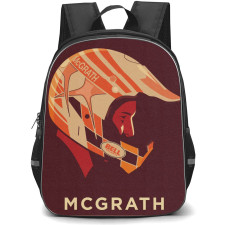 Motocross Jeremy McGrath Backpack StudentPack - Motocross Jeremy McGrath Goggles Off Illustration Art