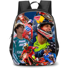 Motocross Jett Lawrence Backpack StudentPack - Motocross Jett Lawrence Collage Poster