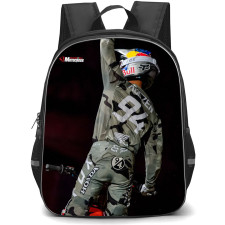 Motocross Ken Roczen Backpack StudentPack - Motocross Ken Roczen Completing The Yamaha Motorcross Poster