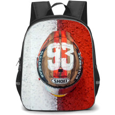 Motocross Marc Marquez Backpack StudentPack - Motocross Marc Marquez Helmet Poster