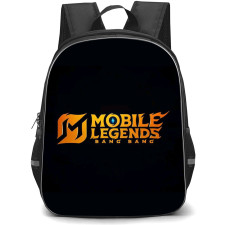 Mobile Legends Bang Bang Backpack StudentPack - Mobile Legends Bang Bang Logo On Black Background