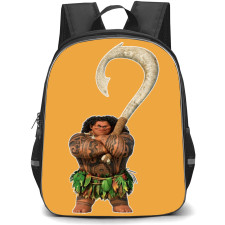 Moana Maui Backpack StudentPack - Maui Hugging his Hook Sticker Art