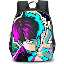 Mob Psycho 100 Backpack StudentPack - Mob Psycho 100 Anime Character Digital Drawing Poster
