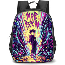 Mob Psycho 100 Shigeo Kageyama Backpack StudentPack - Shigeo Kageyama With His Extraordinary Powers Illustration Art