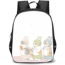 Mofusand School Backpack StudentPack - Easter Cat Side Portrait
