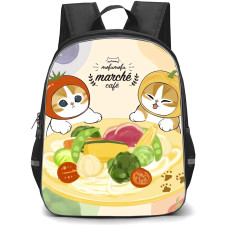 Mofusand School Backpack StudentPack - Mofumofu Marche Cafe Vegetables