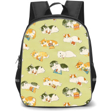Mofusand School Backpack StudentPack - Snack Cat Pattern Art
