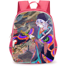 Mononoke The Movie Medicine Seller Backpack School Bag StudentPack - Medicine Seller Fierce Holding Sword Portrait