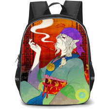 Mononoke The Movie Medicine Seller Backpack School Bag StudentPack - Medicine Seller Smirking Fierce Side Portrait
