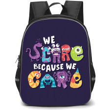 Monster University Backpack StudentPack - We Scare Because We Care