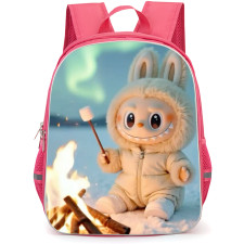 The Monsters Labubu Backpack School Bag StudentPack - Cooking Smores Portrait