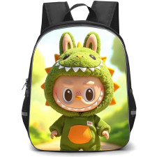 The Monsters Labubu Backpack School Bag StudentPack - Dinosaur Portrait