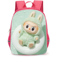 The Monsters Labubu Backpack School Bag StudentPack - Green Floating Portrait